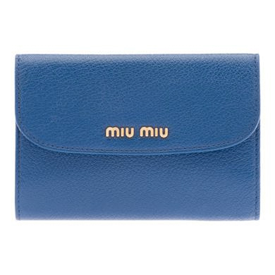 2017新作入荷 MIU MIU MATELASSE ミュウミュウスーパーコピー 大人可愛い マドラス 3つ折り長財布 5ML225 034 F0215